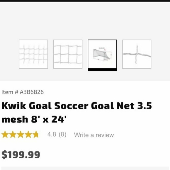 KWIK Goal Soccer Net Full Size NEW - Picture 5 of 5